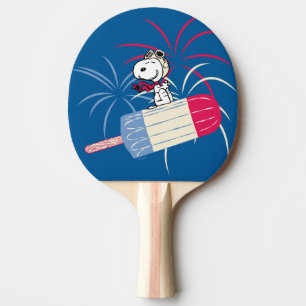 Ace Snoopy auf dem Eis-Pop Tischtennis Schläger