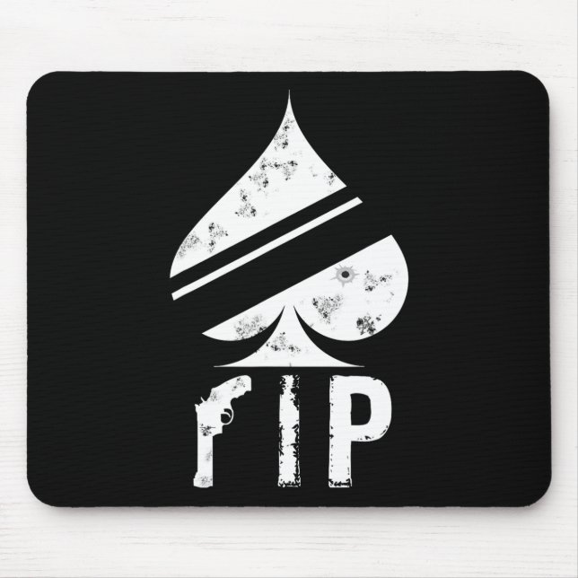 Ace Spades Funny Video Game Player Mousepad (Vorne)