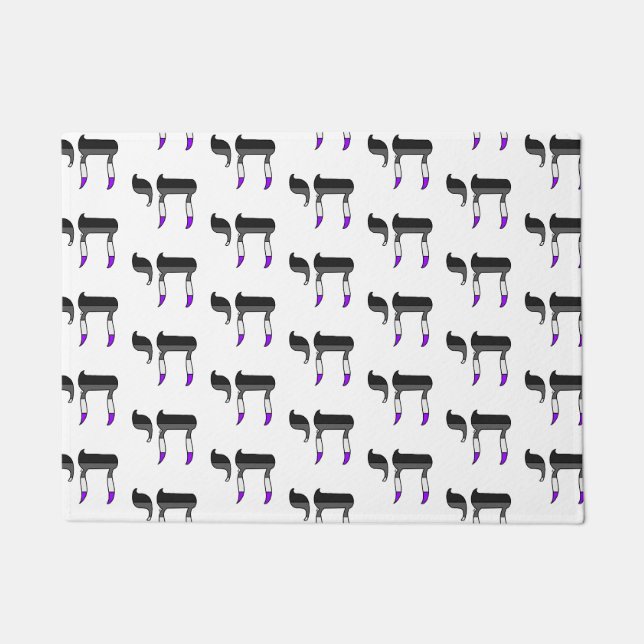 Ace-Stolz-Flagge-Chai Fußmatte (Vorderseite)