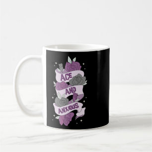 Ace und ängstliche Asexualität Ace Pride Lgbtq Kaffeetasse