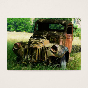 ACEO rostiges altes Bauernhof-LKW-Foto