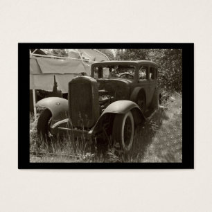 ACEO- Vraiment vieille voiture rouillée- Mini imp