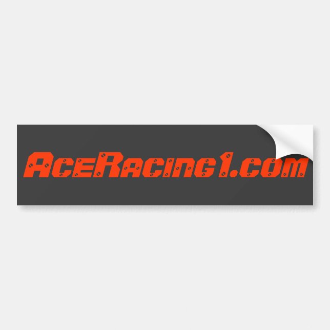AceRacing1.com-Autoaufkleber Autoaufkleber (Vorne)