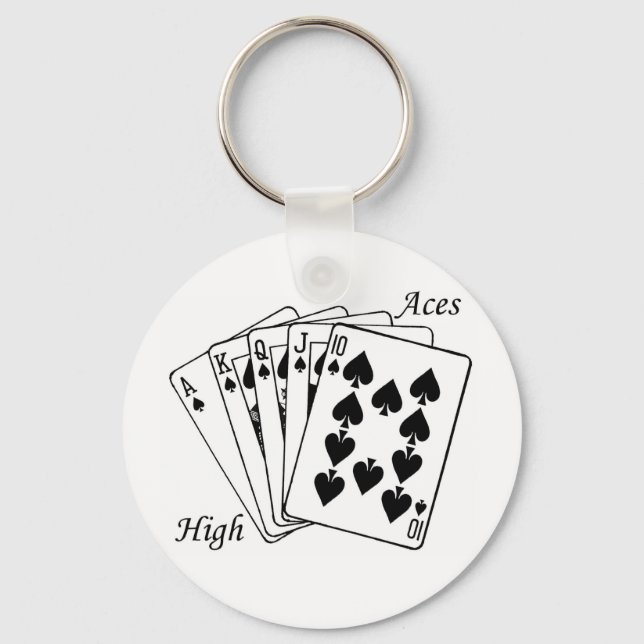 Aces Hoher Schlüsselanhänger (Vorderseite)
