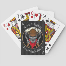 Aces n Acht Tote Mann's Hand American Flag Spielkarten