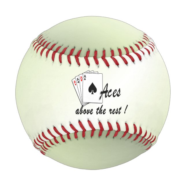 Aces oberhalb der Erholung Green Baseball (Vorderseite)