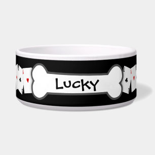 "Aces" personalisierte Hundeschüssel Napf