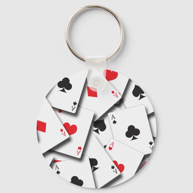 ACES PLAYING CARDS SCHLÜSSELANHÄNGER (Vorderseite)