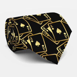 Aces Tie One on Casino Tie Krawatte