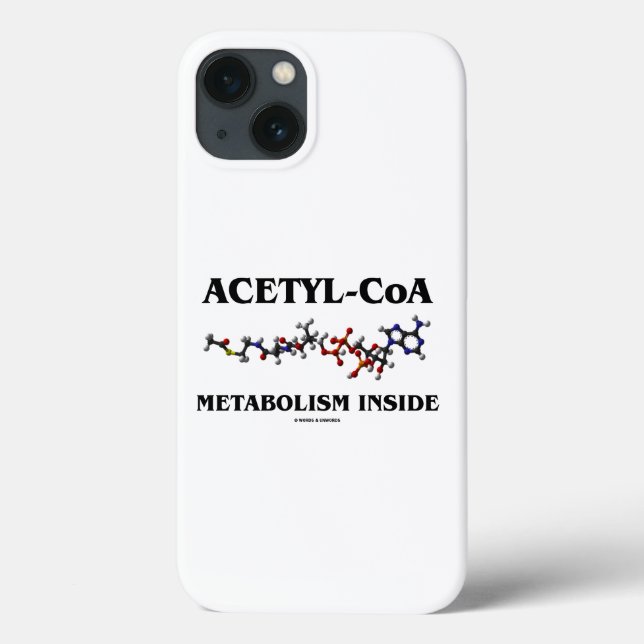 Acetyl-CoA Metabolismus Innerhalb chemischer Molek Case-Mate iPhone Hülle (Rückseite)