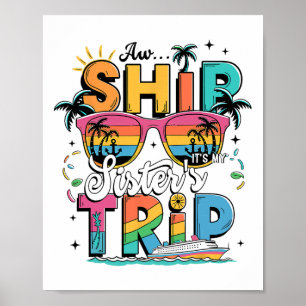 Ach du Schiff Es ist eine Schwesternreise 2025 pas Poster