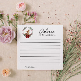 Ach, Hirsch, Grün für die Eltern Mitteilungskarte