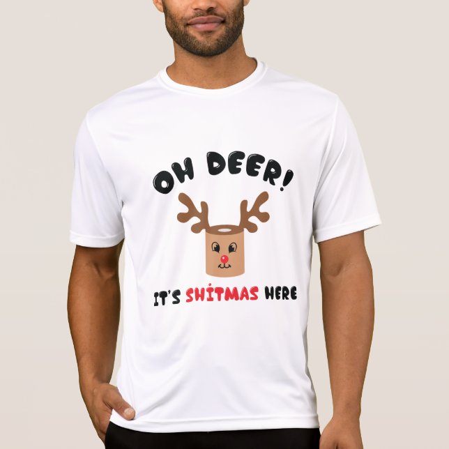 Ach, ihr Weihnachtslied hier T-Shirt (Vorderseite)