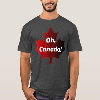 Ach Kanada Kanadischer Pride Maple Leaf National D T-Shirt