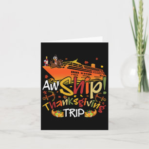 Ach Schiff Erntedankfest Reise Kreuzfahrt passende Karte