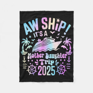 Ach Schiff Unsere Mutter-Tochter-Reise 2025 Passen Fleecedecke