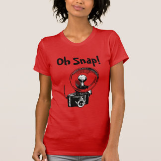 Ach, schlaff mit Cooler Vintager Kamera T-Shirt