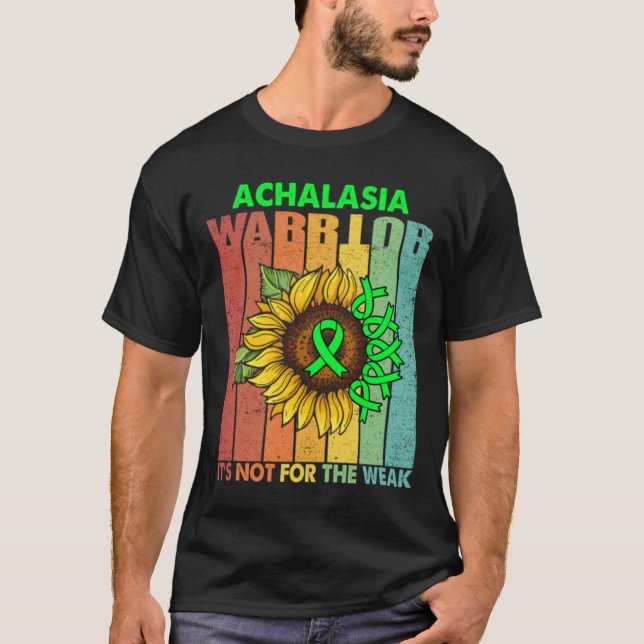 Achalasia Warrior Es_s nicht für die schwache Unte T-Shirt (Vorderseite)