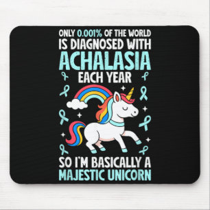 Achalasie Krieger Majestätisches Einhorn Mousepad