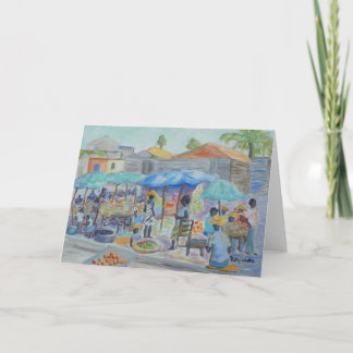 ACHAT DANS la carte de voeux du HAÏTI