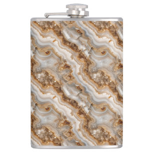 Achat-Druck-Flasche Flachmann
