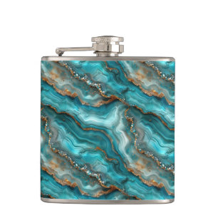 Achat-Druck-Flasche Flachmann