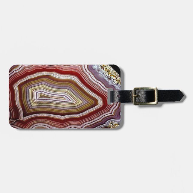 Achat Geode Muster Gepäckanhänger (Vorderseite horizontal)