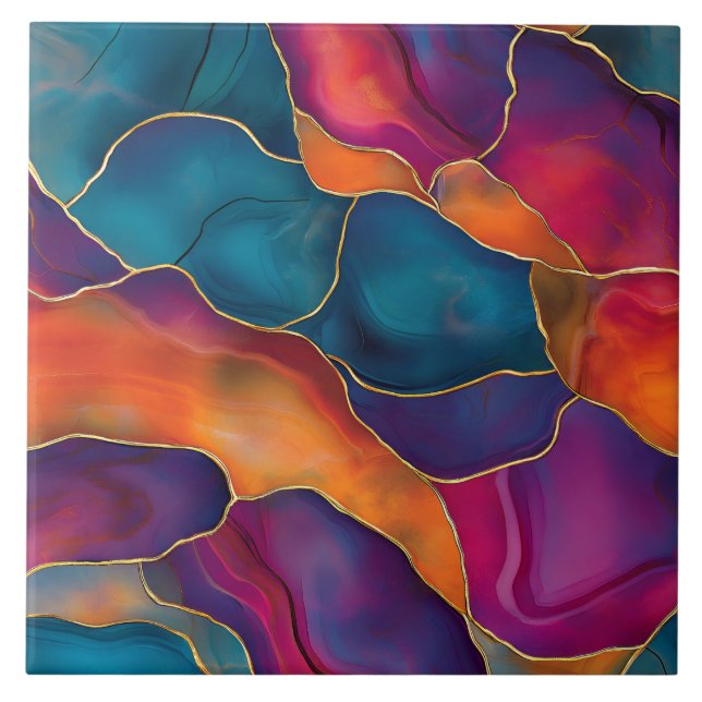 Achat-Kunst-Keramikfliese Fliese (Vorderseite)