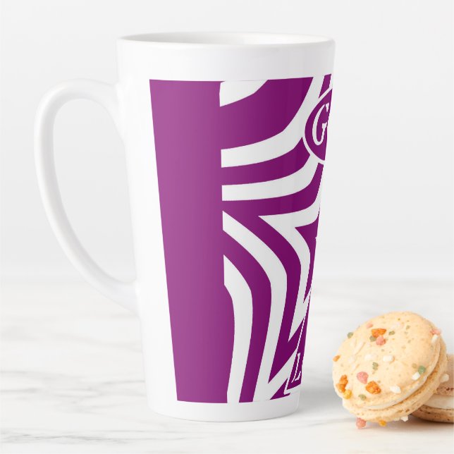 Achempong God is Liebe Star Deep Lila Milchtasse (Beispiel)