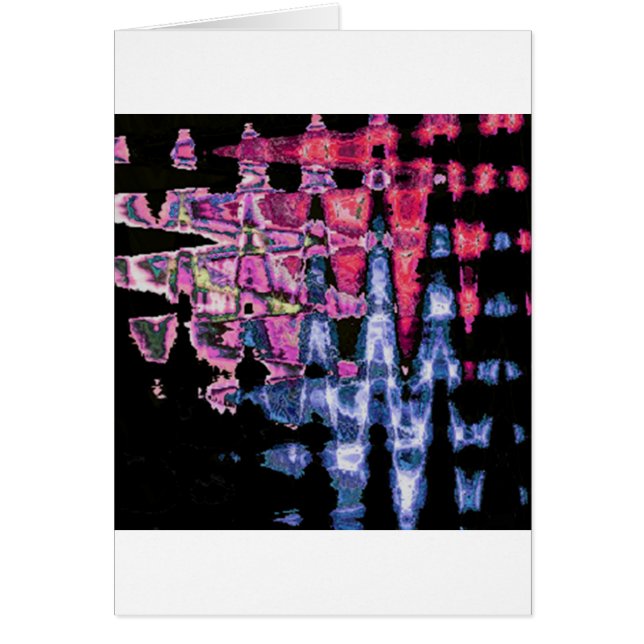 Achempong Modern Synthwave : Abstrait Rose Bleu   (Devant)