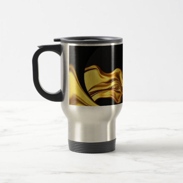  Achempong Opulent Liquid Gold Black Monochrome C Reisebecher (Links)