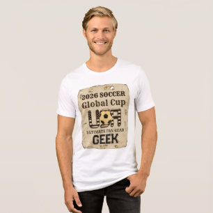Achempong USA 2026 Global Cup: Der Front-Row Geek Tri-Blend Shirt