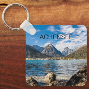 Achensee Tirol Retro Austria Holiday Souvenir Lugg Schlüsselanhänger