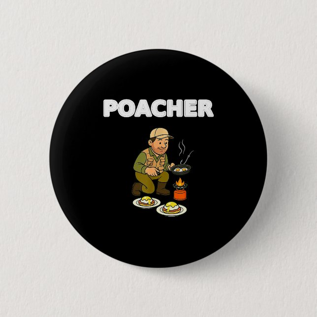 Acher Fishing Tee Angeliergeschenk Jagdgeschenk Lu Button (Vorderseite)