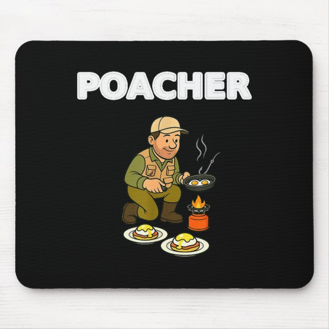 Acher Fishing Tee Fishing Gift Hunting Gift Funny  Mousepad (Vorne)