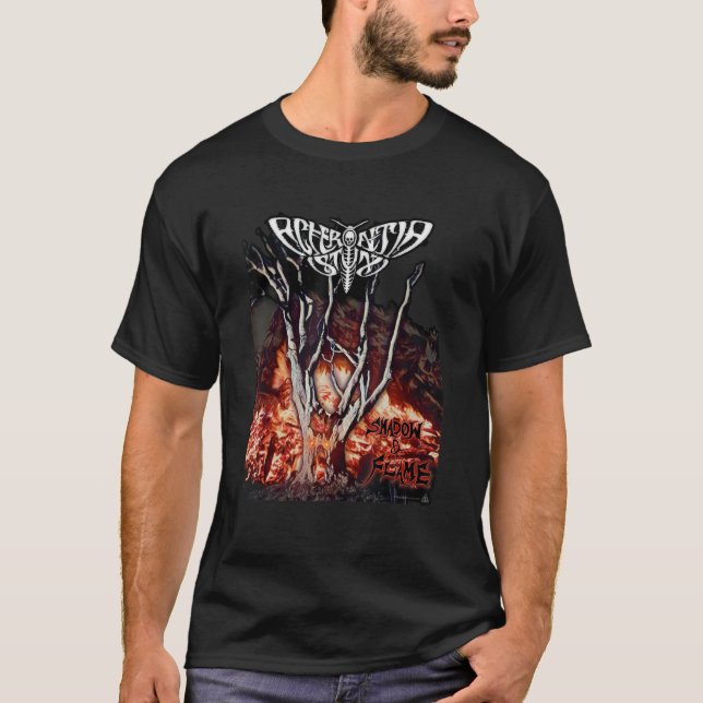 Acherontia Styx Shadow & Flame T-Shirt (Vorderseite)