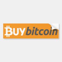 Acheter Bitcoin Bumper Sticker Orange