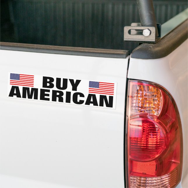 Acheter des autocollants de pare-chocs américains  (Sur camion)