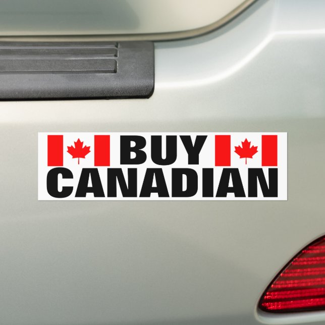 Acheter des autocollants de pare-chocs canadiens a (En voiture)