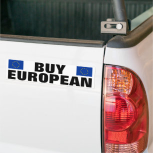 Acheter des autocollants pare-chocs européens avec