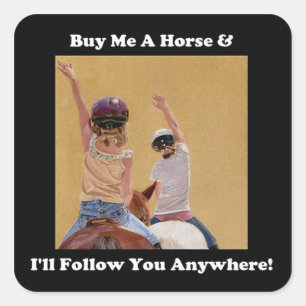 Achetez-moi un cheval, autocollants équestres