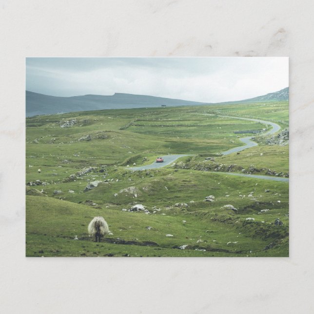 Achill Island Landschaft Postkarte (Vorderseite)