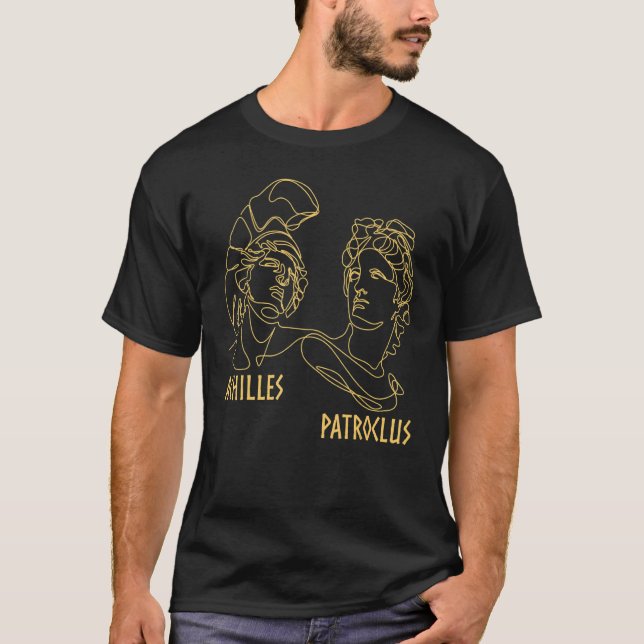Achilles and Patroclus Ancient Greek Mythology Myt T-Shirt (Vorderseite)