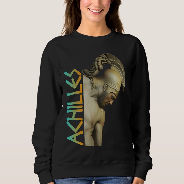 Achilles Griechischer Krieger Sweatshirt (Vorderseite)