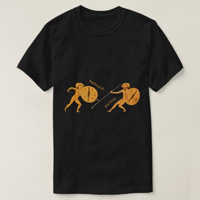 Achilles und Hector T-Shirt (Design vorne)