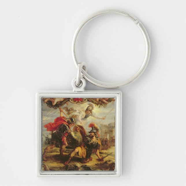 Achilleus, der Hector, 1630-32 besiegt Schlüsselanhänger (Vorne)