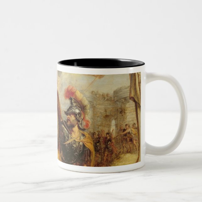 Achilleus, der Hector, 1630-32 besiegt Zweifarbige Tasse (Rechts)