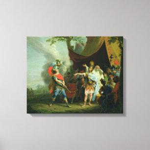 Achilleus hat eine Debatte mit Agamemnon, 1776 Leinwanddruck