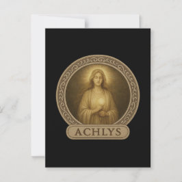 Achlys Shadow Work Goddess Postcard Postkarte