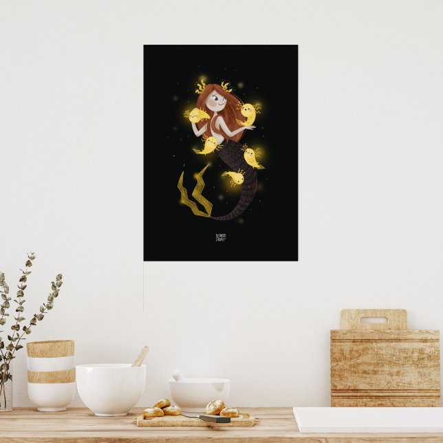 ACHOLOTL VON Alexandra Dikaia Poster (Küche)